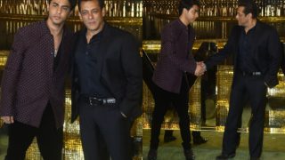 Salman Khan Poses With Aryan Khan For Rare Pictures at The Nita Ambani Cultural Centre Launch - See Inside Pics