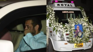 Satish Kaushik's Funeral: Salman Khan in Tears as He Bids Adieu to His Tere Naam Director - See Heartbreaking Pics