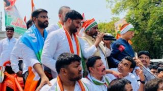 टीएसपीएससी परीक्षा पेपर लीक को लेकर विरोध प्रदर्शन जारी