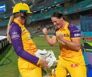 गुजरात जाइंट्स के खिलाफ जीत के बाद यूपी वॉरियर्स की कप्तान एलिसा हीली ने ग्रेस हैरिस की तारीफ की