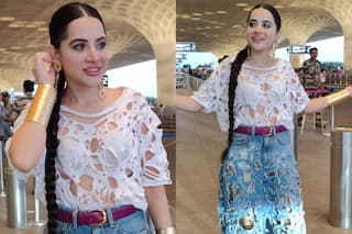 कटा-फटा टॉप पहनकर फिर एयरपोर्ट पर दिखीं उर्फी जावेद, लोग बोले- रवा डोसा