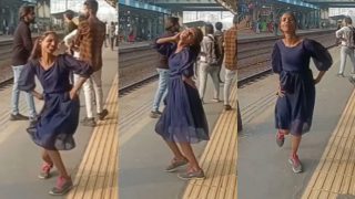Viral Video of Girl Dancing at Railway Station Makes Netizens Cringe - WATCH