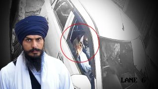 CCTV Camera Captures Amritpal Singh Escaping In An SUV, Cops Suspect He Changed Appearance; Share Looks