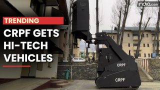 Terrorists’ nightmare! CRPF Introduces Hi-Tech Vehicles To Fight Cross-Border Terrorism - Watch Video