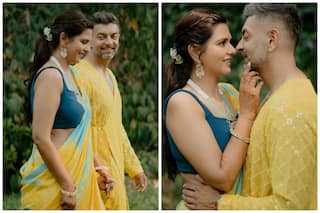 Dalljiet Kaur Drops Pictures From Haldi Ceremony With Nikhil Patel