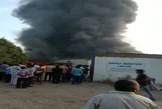 WATCH: Massive Fire Breaks Out At Packaging Company In Gujarat's Valsad