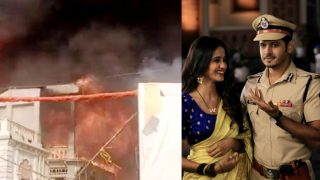 Fire on The Sets of Ghum Hai Kisikey Pyaar Meiin in Goregaon Film City - Pics And Videos