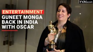 Guneet Monga Is Back In India With Oscar Award, Says 'This Win Is Magical' | Watch Video