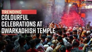Watch: Holi Celebrations At The Dwarkadhish Temple In Mathura