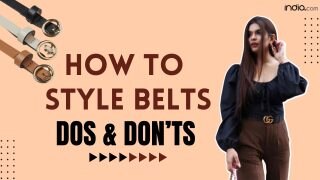 How To Style Belts : Dos & Don'ts