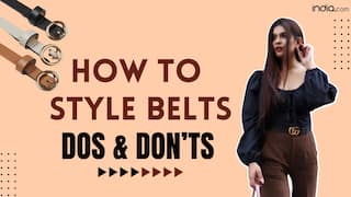 Dos & Don'ts Of Styling A Belt