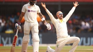 IND vs AUS- 8 विकेट झटककर नाथन लियोन ने बिगाड़ा भारत का खेल, ऑस्ट्रेलिया के सामने 76 रन का लक्ष्य