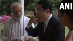 जापान के पीएम ने खाए गोलगप्पे, लस्सी भी पी; प्रधानमंत्री मोदी के साथ बुद्धा जयंती पार्क गए
