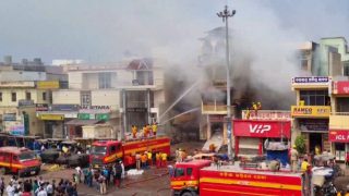 Massive Fire Engulfs Puri's Laxmi Market Complex; 3 Injured, Over 40 Tourists Evacuated