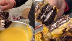 Viral Food Video: Man Makes Chocolate Pastry Pakoda - WATCH