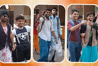 Video of Boys Pairing Shirts With Sarees & Skirts in College Goes Viral - Watch