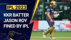 IPL 2023: KKR Opener Jason Roy Punished For Breaching IPL Code Of Conduct