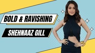 Shehnaaz Gill's High-Thigh Slit Dress Look is To Hot To Handle!