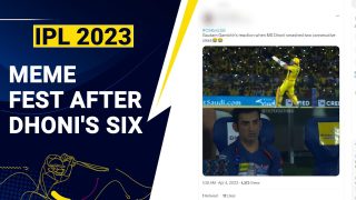 IPL 2023: Gambhir's Reaction to Dhoni big sixes sparks meme fest on social media