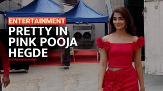 Pooja Hegde Looks Epitome Of Beauty In Pink Attire, As She Papped During 'Kisi Ka Bhai Kisi Ki Jaan' Promotion | Watch Video