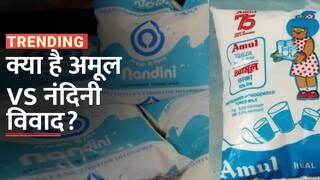 Amul Vs Nandini Vivad: अमूल VS नंदिनी विवाद क्या है? क्यों कर्नाटक में दूध पर छिड़ी है जंग, वीडियो में जानें डिटेल्स | Watch Video