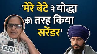 Amritpal Singh Arrested: अमृतपाल की गिरफ्तारी के बाद मां का पहला बयान, कहा ‘मेरा बेटा शेर है’ |  Watch Video