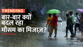 Delhi-NCR समेत पूरे North India में बारिश का Alert, वीडियो में जानें बार-बार क्यों बदल रहा मौसम का मिजाज | Watch Video