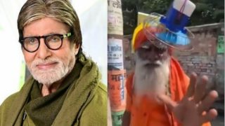 Old Man's Desi Jugaad of Solar-Powered Fan on Head Impresses Amitabh Bachchan, Watch Viral Video