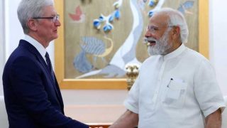 Apple CEO टिम कुक ने PM से की मुलाकात, ट्वीट कर लिखा, गर्मजोशी से स्वागत के लिए  प्रधानमंत्री नरेंद्र मोदी को धन्यवाद