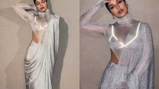 Bhumi Pednekar Wears Saree Made of Melted Recyclable Metal And It's The Stuff of Hotness Marrying Sustainability