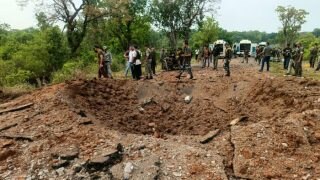 10 Policemen, One Civilian Killed in IED Blast By Maoists in Chhattisgarh's Dantewada; PM Modi Condemns Attack