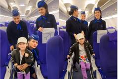 Viral Dance Video: Little Girl Grooves With Air Hostesses in Flight - WATCH