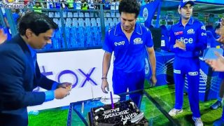 MI Vs PBKS, IPL 2023: Sachin Tendulkar Cuts Cake To Celebrate 50th Birthday At Wankhede Stadium