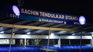 Sharjah Stadium Names Stand After Sachin Tendulkar