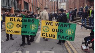 Manchester United Sale: Fans Stage Latest Protests Against Glazers Before Aston Villa Game