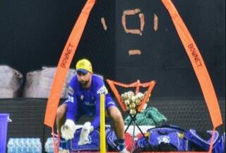 CSK vs SRH मैच से पहले डेवोन कॉन्वे ने किया विकेटकीपिंग अभ्यास, MS Dhoni के खेलने पर संदेह