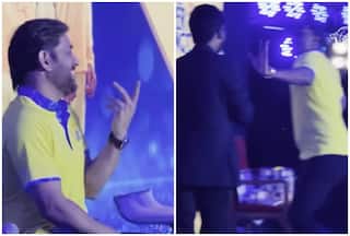 WATCH | 'THALA' Dhoni Goes LOL After DJ Bravo Gets SCARED of a Balloon Prank