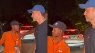 Hrithik Roshan’s Fans Express Anger After His Bodyguard Pushes Delivery Person Who Wanted a Selfie - Video