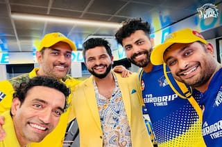 'Yellove Reunion' - Raina, Uthappa Meet Dhoni at Chepauk; PIC Goes VIRAL