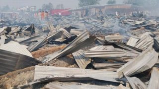 Nagaland Fire: Massive Blaze in Dimapur; 1 Elderly Killed, 900 Left Homeless
