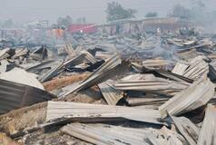 Nagaland Fire: Massive Blaze in Dimapur; 1 Elderly Killed, 900 Left Homeless