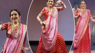 Nita Ambani Mesmerises With Her Performance on 'Raghu Pati Raghav Raja Ram' And It's The Most Graceful Thing on Internet Today - Watch Video