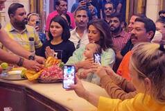 Priyanka Takes Daughter Malti For Siddhivinayak Darshan - Pics Surface