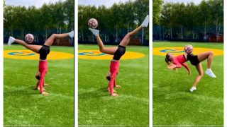 Freestyle Footballer Girl’s Performance Video Goes Viral: Watch
