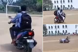 Boy Tries To Teach Girl How To Ride A Bike, It Ends In    Small    Disaster: Watch