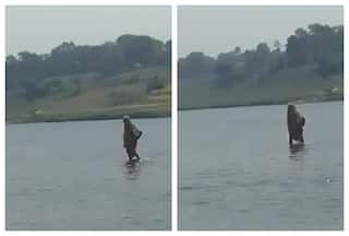 Video Of Woman Walking On Water Goes Viral, Netizens Are Baffled: Watch