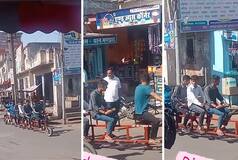 Indian Man Designs Tandem Bike For Multiple Riders: Watch