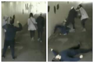 Hooligans Tease Woman In Subway, Her Friend Knocks Them Down: Watch