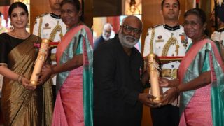 Raveena Tandon, MM Keeravani Receive Padma Shri, Share Photos With SS Rajamouli And Others