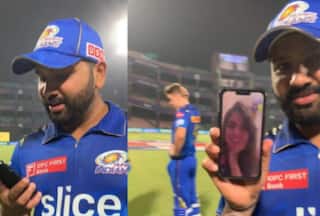 WATCH: रोमांचक जीत के बाद रोहित शर्मा ने सबसे पहले इस 'स्पेशल लेडीज' को मिलाया कॉल-VIDEO